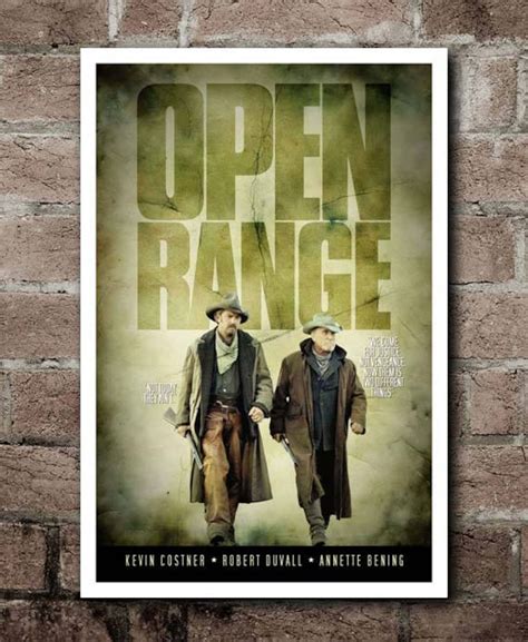 OPEN RANGE Movie Quote Poster 12x18 - Etsy