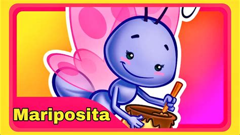 Mariposita - Gallina Pintadita Video De Canción Infantil Para Bebey Niños - YouTube