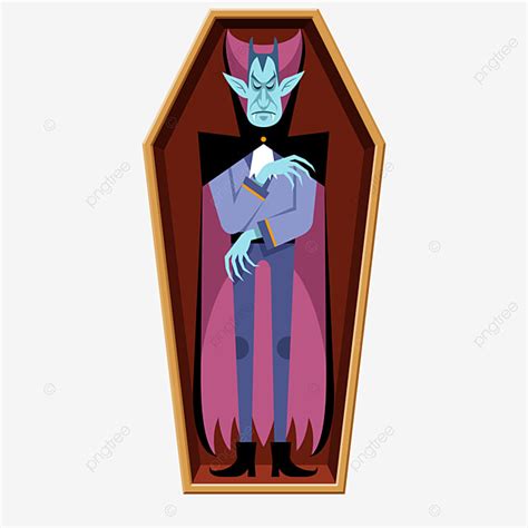 Vampire Coffin Clipart