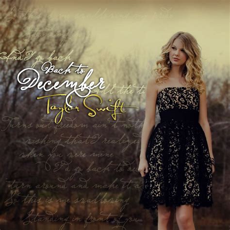 Unspoken : taylor swift- back to december