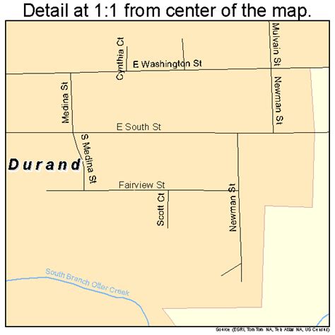 Durand Illinois Street Map 1721280