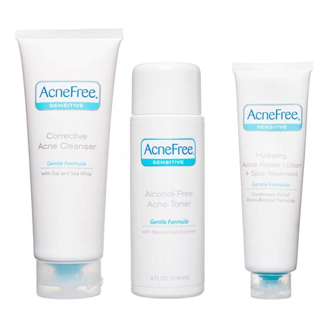 AcneFree Sensitive Skin 24 Hour Acne Clearing System, 3 pc - Walmart.com - Walmart.com