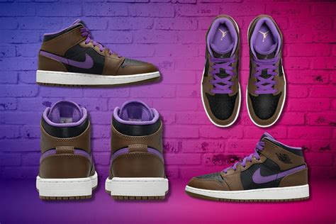 Where to buy Nike Air Jordan 1 Mid Purple Mocha sneakers? Everything we ...