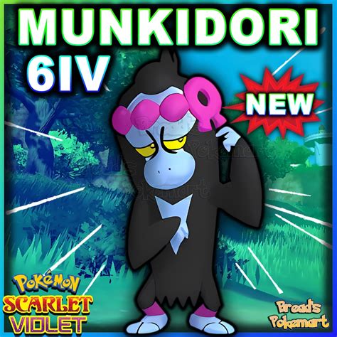 MUNKIDORI 6IV Legendary / Pokemon Scarlet and Violet / Loyal - Etsy