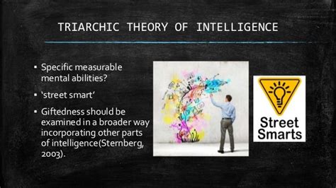 Triarchic theory of intelligence