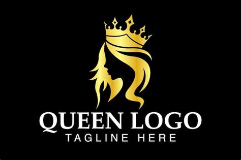 Premium Vector | Luxury queen logo with beauty design template crown icons.