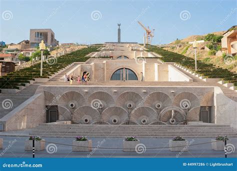 The Cascade, Yerevan, Armenia Editorial Photo - Image of hill ...