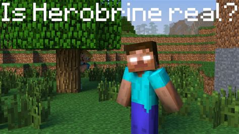 Is Herobrine real - YouTube