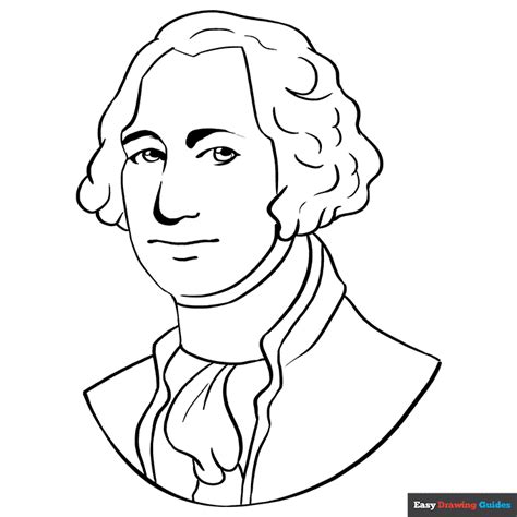 George Washington Coloring Page | Easy Drawing Guides