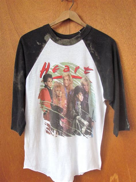 Heart Band 1985 World Tour concert rock tee shirt