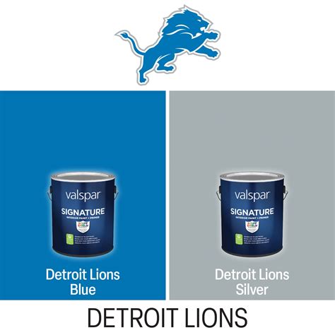 Shop Valspar Detroit Lions Paint Project Kit at Lowes.com