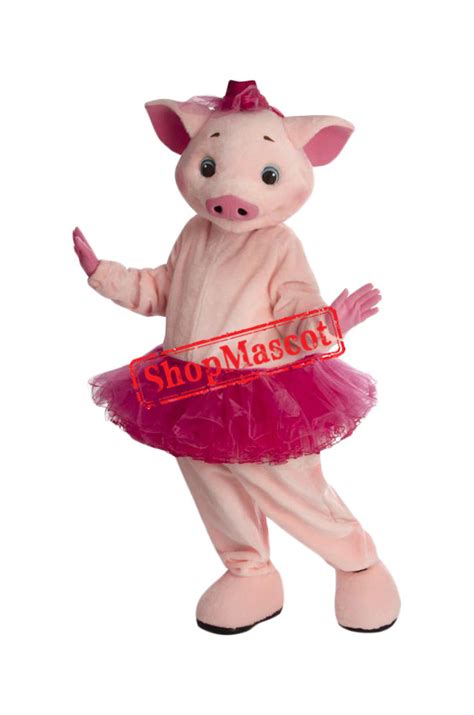 Beautiful Lightweight Pink Pig Mascot Costume