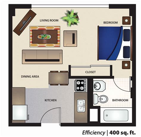 400 Sq Ft House Plans - Minimal Homes