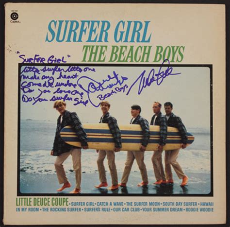 Lot Detail - Beach Boys Signed "Surfer Girl" Album