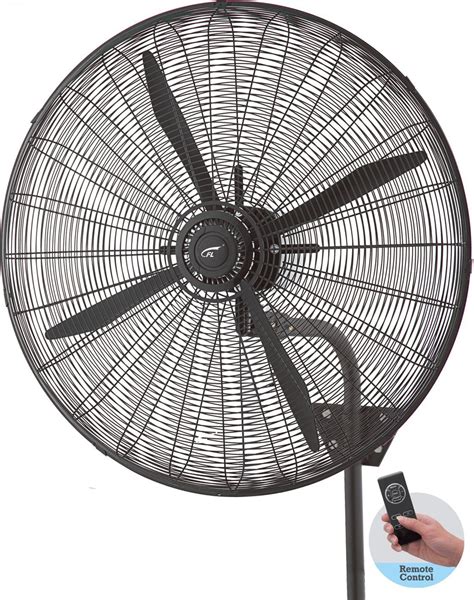 Industrial Wall Fan with Remote Control - Powerful Fan for Outdoor and 230W Industrial Wall Fan ...