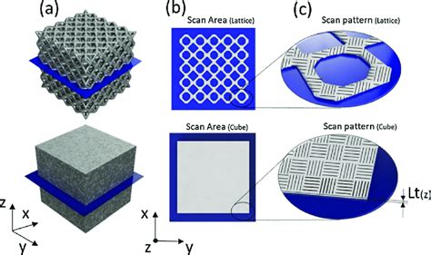 Illustration of the impact of lattice structure design in productivity... | Download Scientific ...