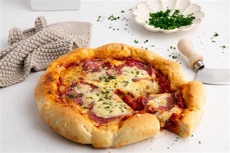 Deep Dish Pizza recipe with step-by-step photos | Eat, Little Bird