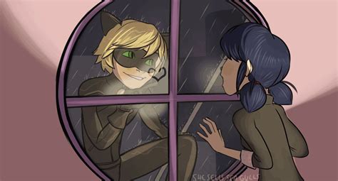 Chat Noir and Marinette - Miraculous Ladybug Fan Art (39484239) - Fanpop