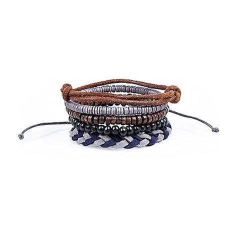 River Island MensBlue woven bracelets pack | Bracelet pack, Woven bracelets, Bracelets