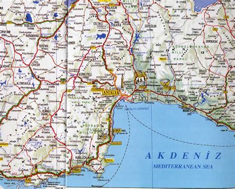 Maps of Antalya