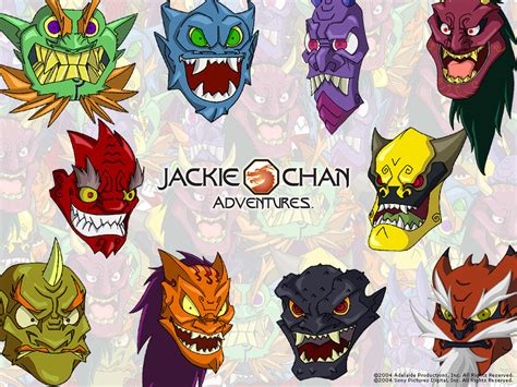 Evil Masks - Jackie Chan Adventures Wallpaper (26036978) - Fanpop