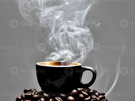 cup of coffee with steam rising out of it. Generative AI. 15710964 Stock Photo at Vecteezy