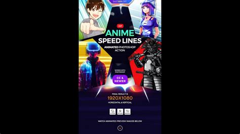 Anime Speed Lines Photoshop Action - Tutorial - YouTube