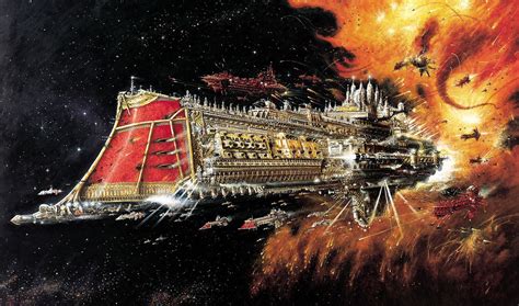 Awesome Warhammer 40k starship