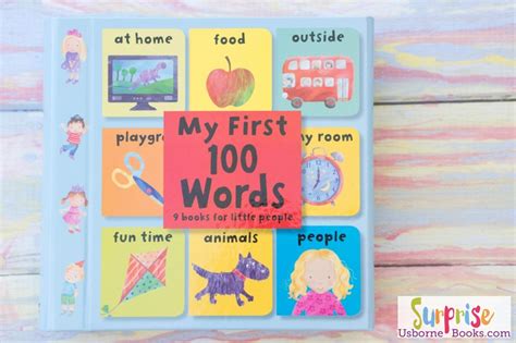 My First 100 Words ~ Chunky Board Book Set! - Surprise Usborne Books