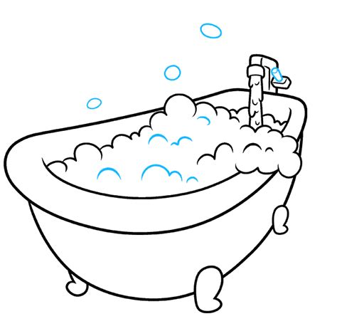 How to Draw a Bubble Bath - Really Easy Drawing Tutorial