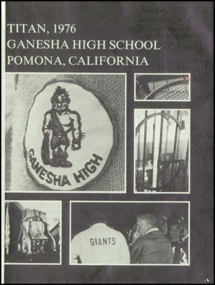 Explore 1976 Ganesha High School Yearbook, Pomona CA - Classmates