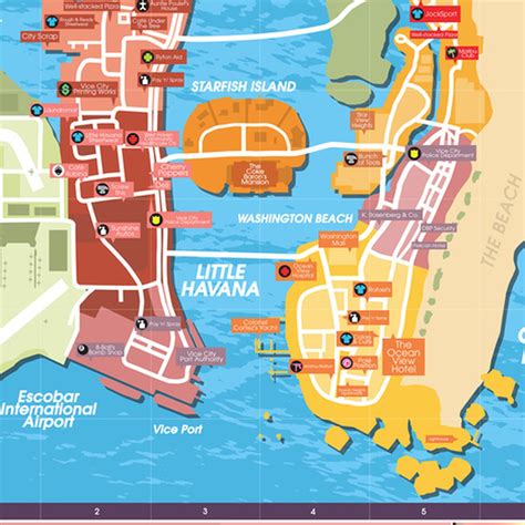 Gta 3 Vice City Map