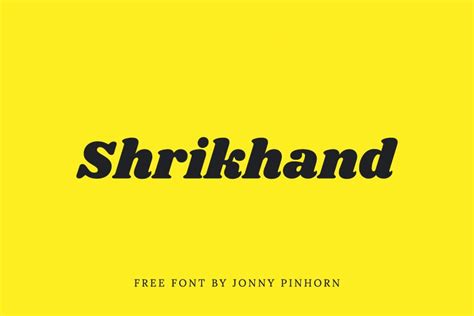 Shrikhand Font - Dafont Free