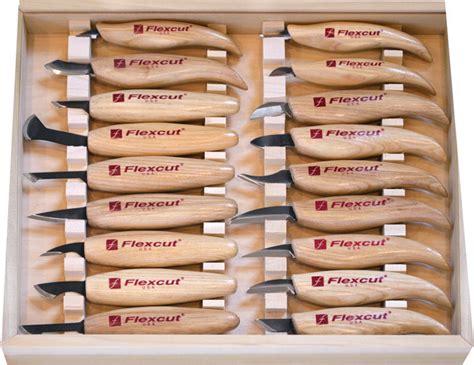 FLEXKN250 Flexcut Deluxe Wood Carving Knife Set