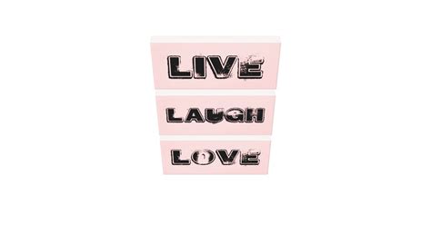 Live Laugh Love Canvas Print | Zazzle