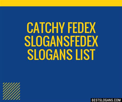 30+ Catchy Fedex Fedex Slogans List, Taglines, Phrases & Names 2021