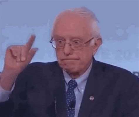 Bernie Sanders Finger Wag GIF - Find & Share on GIPHY