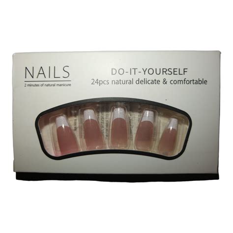 French Tip 24 Piece Press On Nails Nails | Shop Today. Get it Tomorrow! | takealot.com