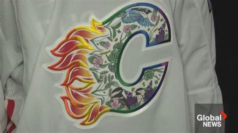 Calgary Flames unveil first-ever Pride jersey - Calgary | Globalnews.ca