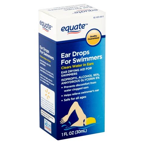 Equate Ear Drops for Swimmers, 1 fl oz - Walmart.com - Walmart.com