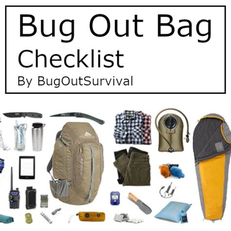 Ultimate Bug Out Bag Checklist Survival Kit Checklist - Etsy