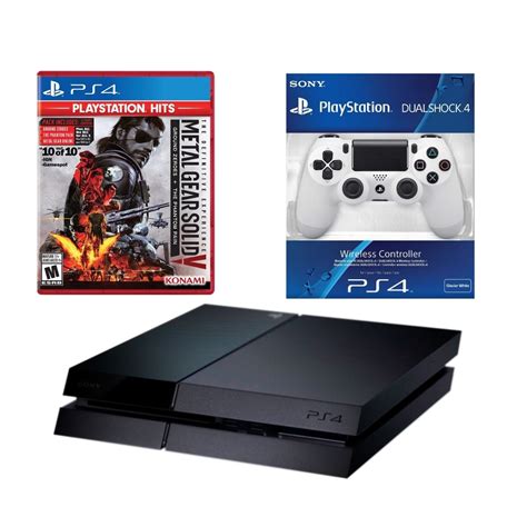 Playstation 4 PS4 500GB Console Bundle with New Controller + New Game ...