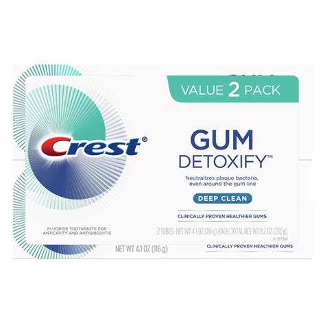 Crest Gum Detoxify Toothpaste - Deep Clean, 2 Pk - Shop Toothpaste at H-E-B