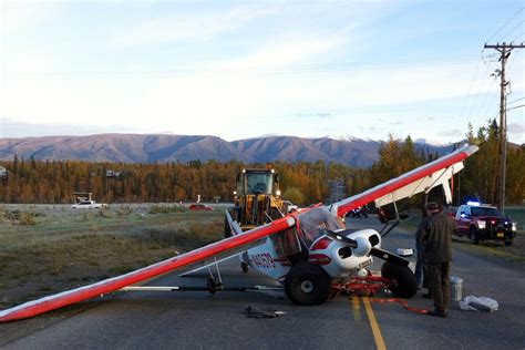 Pilot unhurt after small plane crash lands on Alaska highway - NBC News