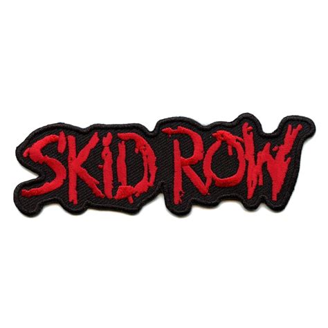 Skid Row Patch Rock Band Logo Embroidered Iron on EH3 - Etsy