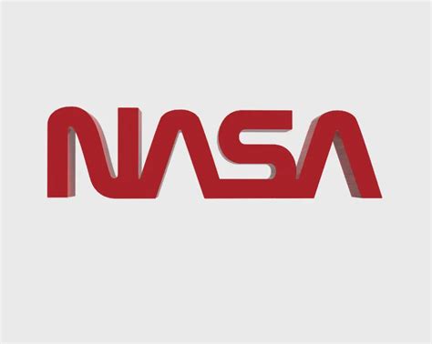 NASA Worm Logo | 3D Resources