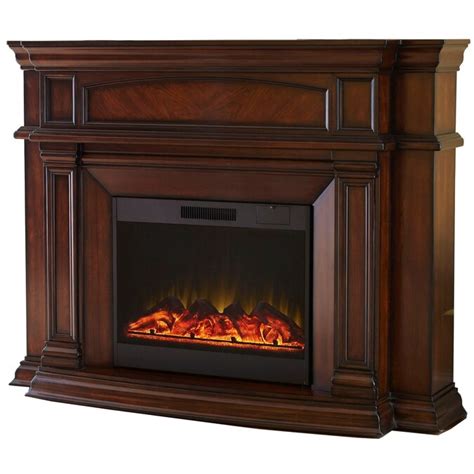 allen + roth 62-in W Mink Electric Fireplace at Lowes.com