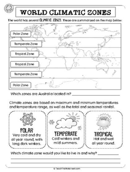 10 Weather And Climate Worksheets / worksheeto.com