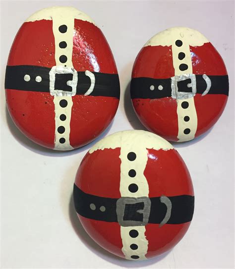 Santa Painted Rocks Christmas Painted Rocks Santa Claus | Painted rocks, Christmas crafts ...