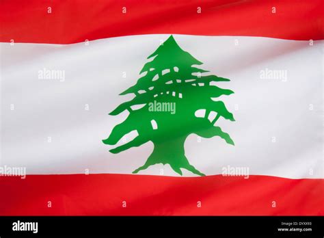 The flag of Lebanon Stock Photo - Alamy